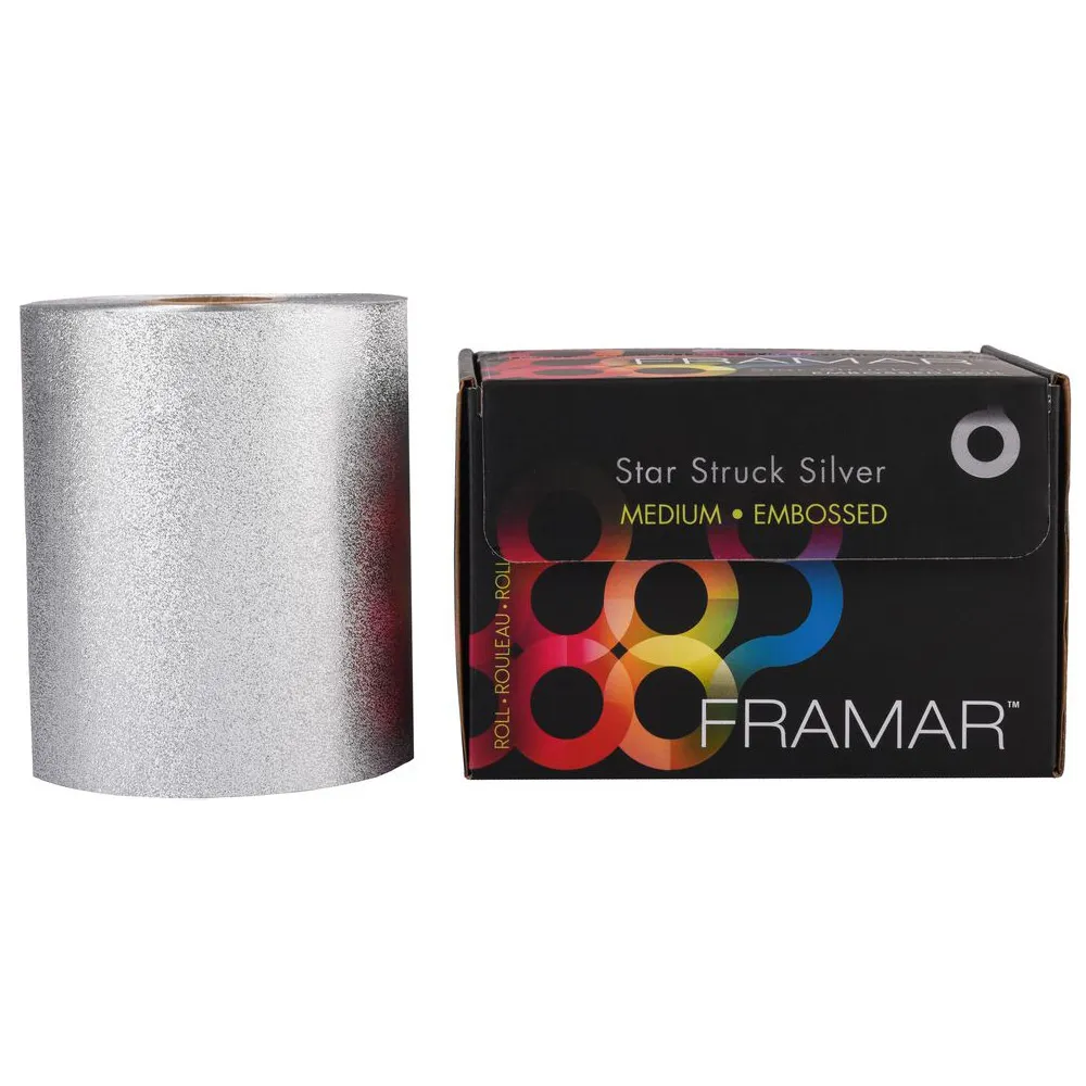 Framar Folie Star Struck gepr?gt medium Silber 