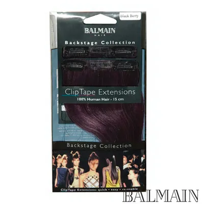 Balmain Clip Tape Extensions 15 cm Soft Copper 