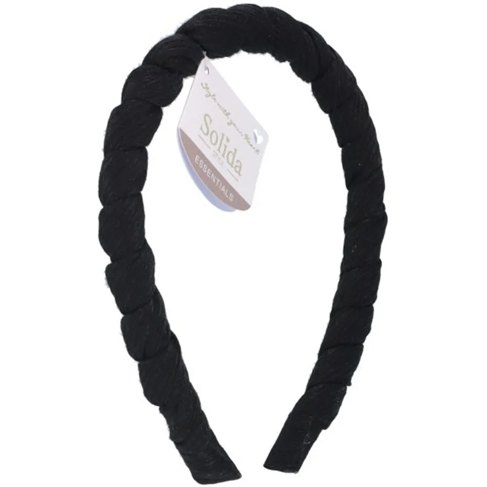 Solida Haarreif Bubble schwarz 