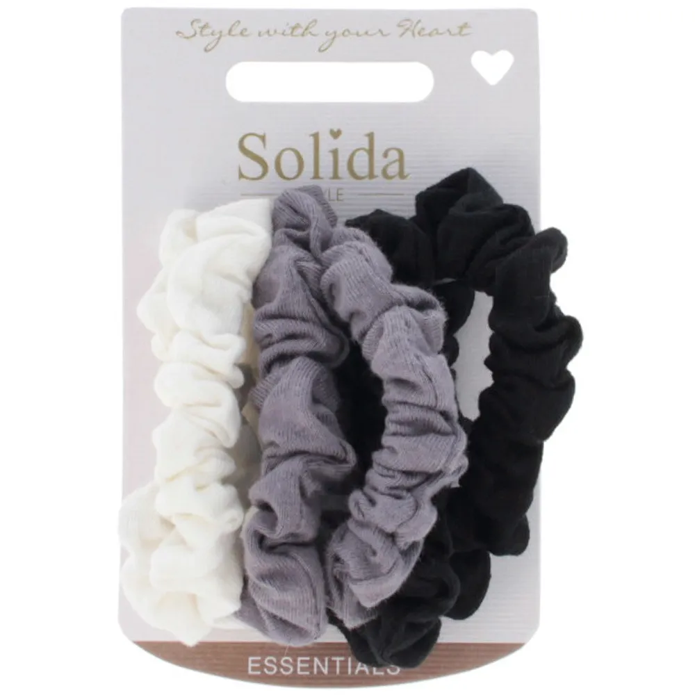 Solida Scrunchie Jersey schwarz grau wei? 1 Solida Scrunchie Jersey schwarz grau wei?