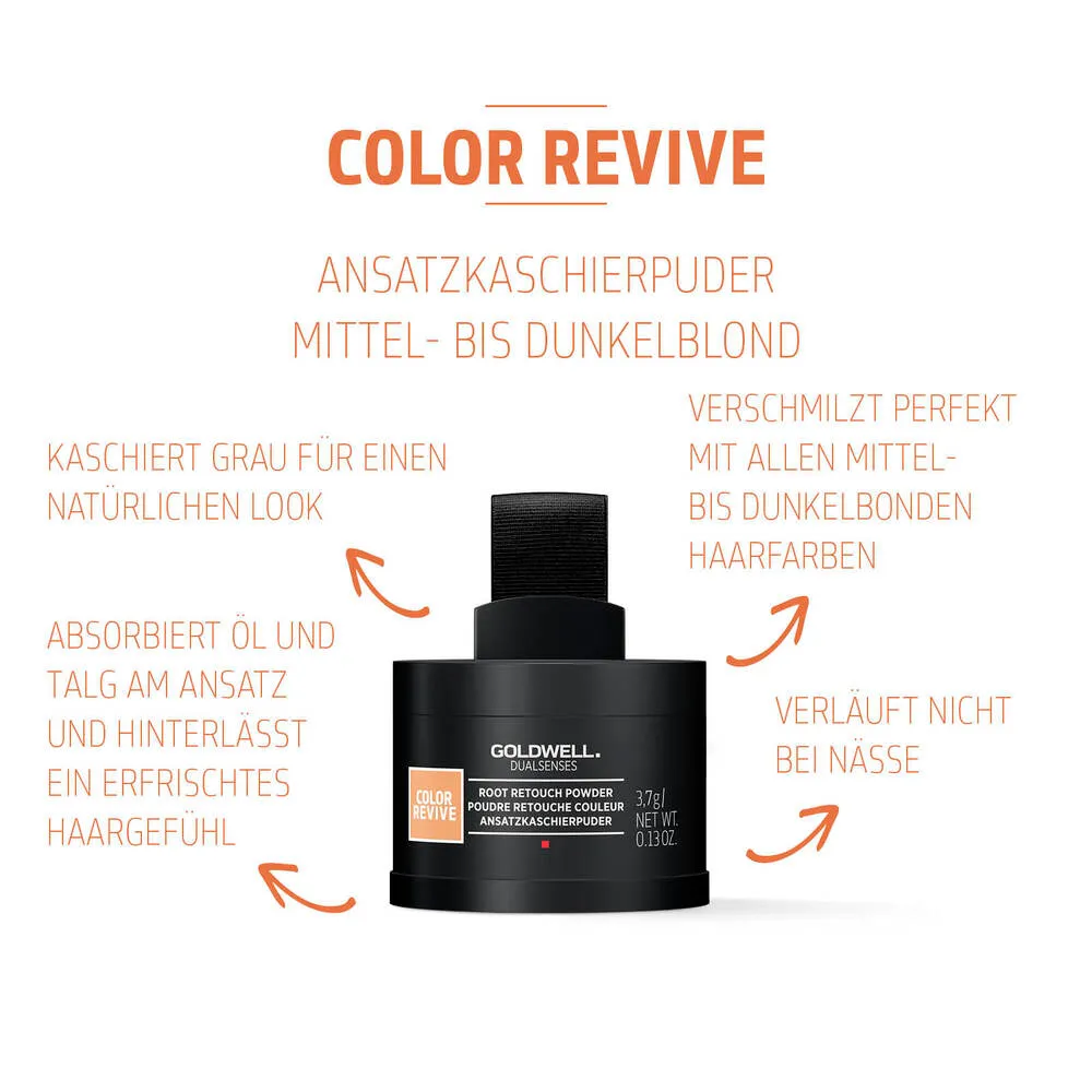 Goldwell Dualsenses Color Revive Ansatzpuder Mittel- bis Dunkelblond 3,7 g 5 Goldwell Dualsenses Color Revive Ansatzpuder Mittel- bis Dunkelblond 3,7 g