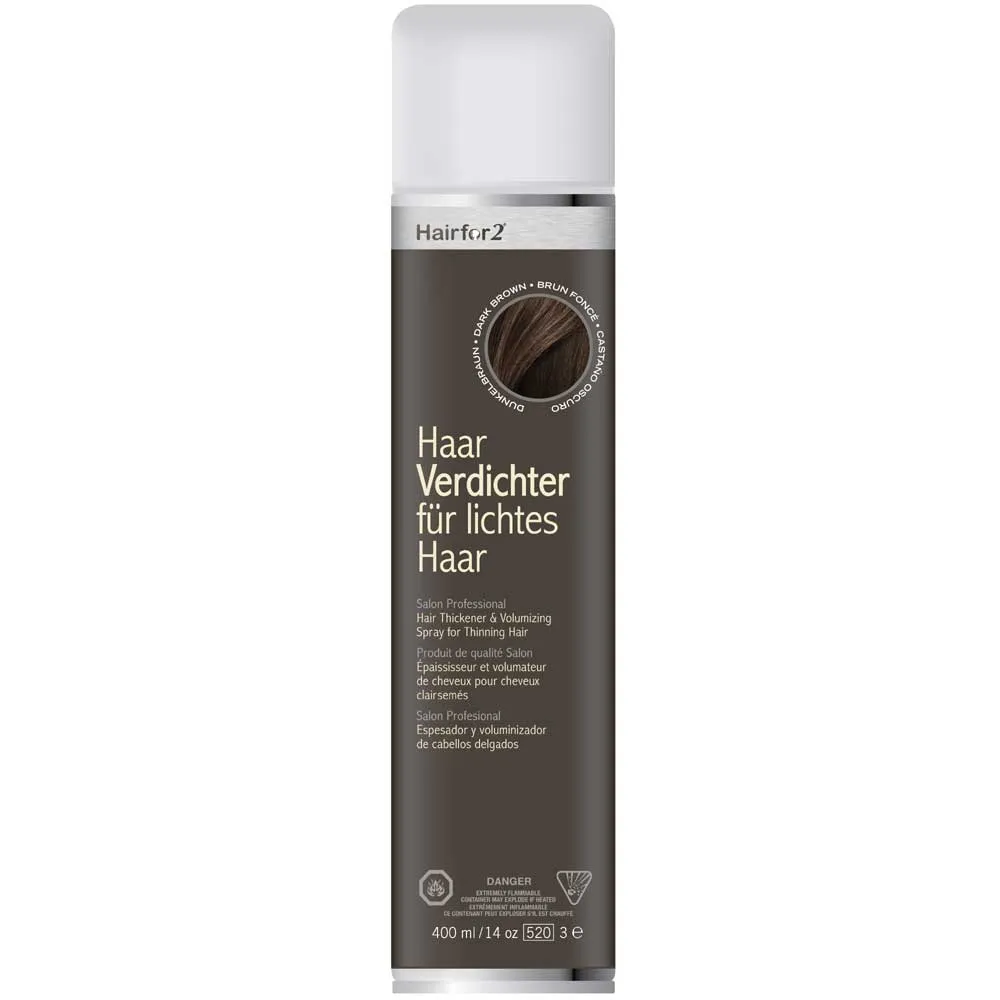 Hairfor2 Haarauffüller Dunkelbraun 400 ml 1 Hairfor2 Haarauffüller Dunkelbraun 400 ml