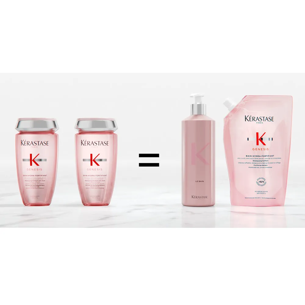 Kérastase Genesis Bain Hydra-Fortifant Refill Pouch 500 ml 4 Kérastase Genesis Bain Hydra-Fortifant Refill Pouch 500 ml