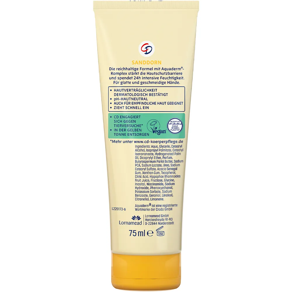 CD Handcreme Sanddorn 75 ml 2 CD Handcreme Sanddorn 75 ml